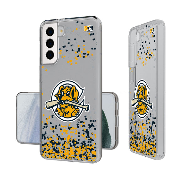 Charleston RiverDogs Confetti Galaxy Clear Case