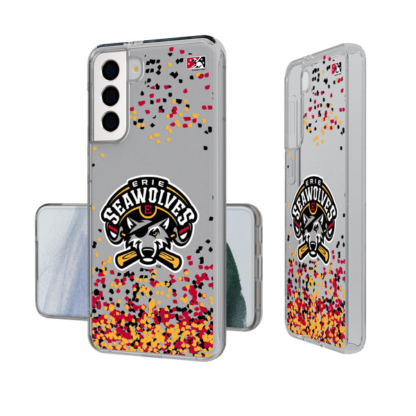 Erie SeaWolves Confetti Galaxy Clear Case