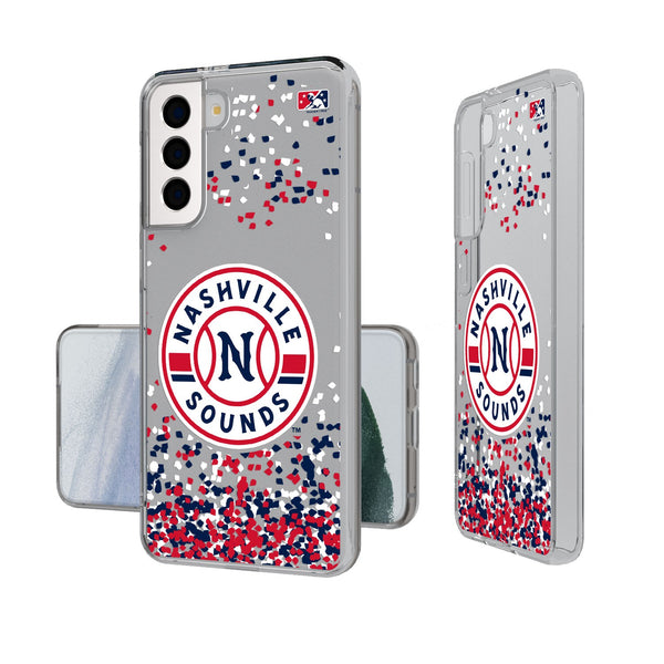 Nashville Sounds Confetti Galaxy Clear Case