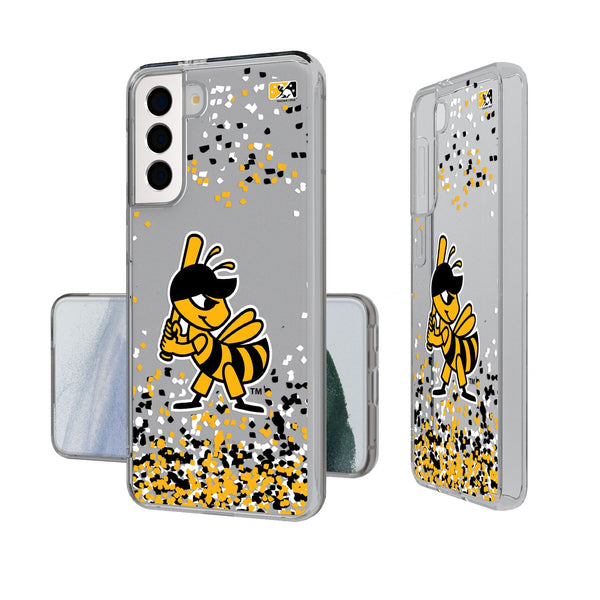 Salt Lake Bees Confetti Galaxy Clear Case