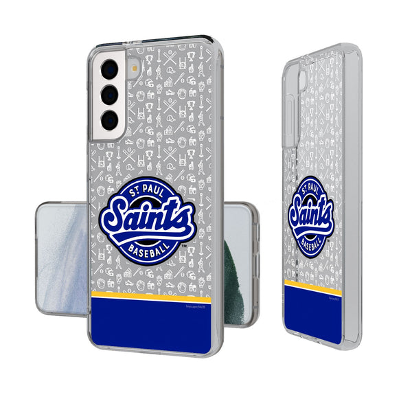 St. Paul Saints Memories Galaxy Clear Case