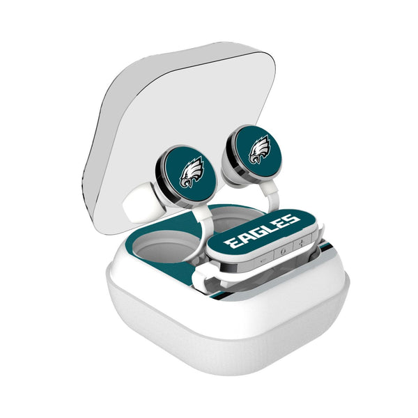 Philadelphia Eagles Stripe Wireless Earbuds