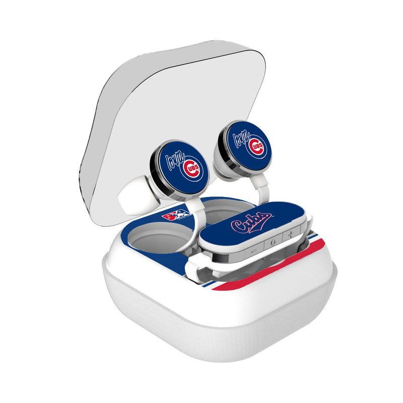 Iowa Cubs Stripe Wireless Earbuds