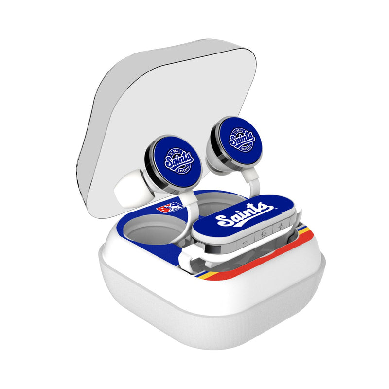 St. Paul Saints Stripe Wireless Earbuds