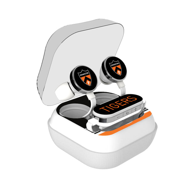 Princeton Tigers Stripe Wireless Earbuds