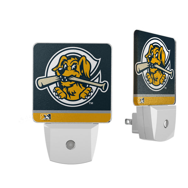 Charleston RiverDogs Stripe Night Light 2-Pack