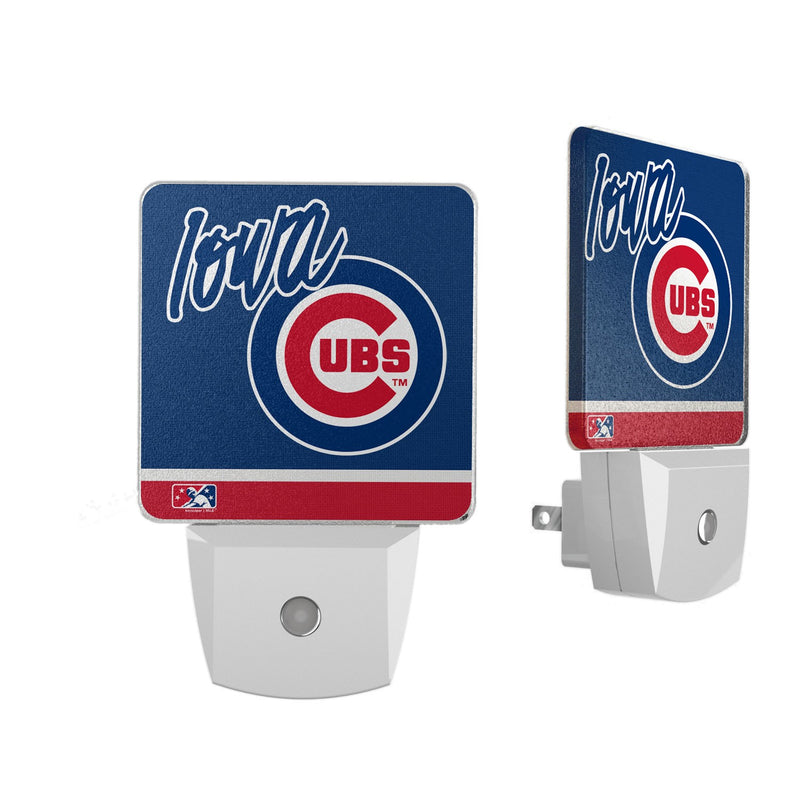 Iowa Cubs Stripe Night Light 2-Pack