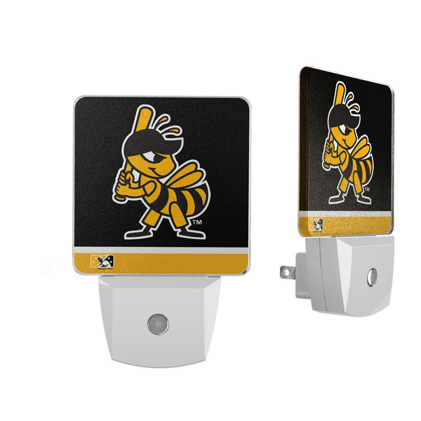 Salt Lake Bees Stripe Night Light 2-Pack