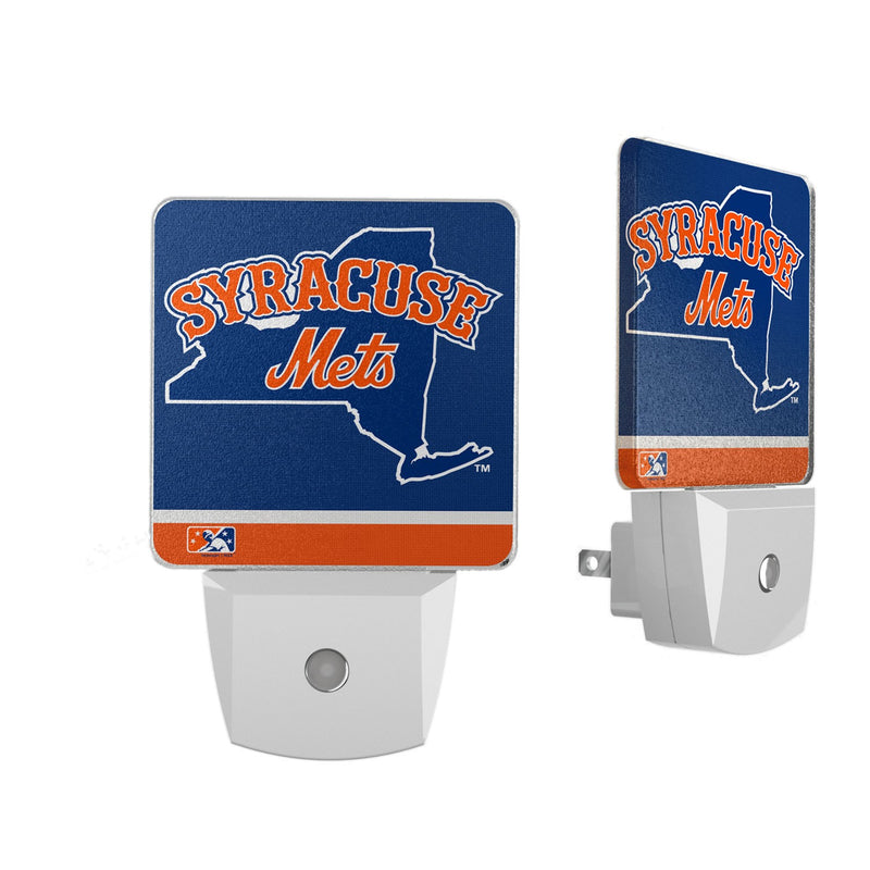 Syracuse Mets Stripe Night Light 2-Pack