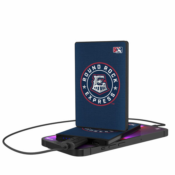 Round Rock Express Solid 2500mAh Credit Card Powerbank