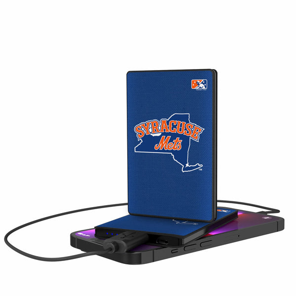 Syracuse Mets Solid 2500mAh Credit Card Powerbank