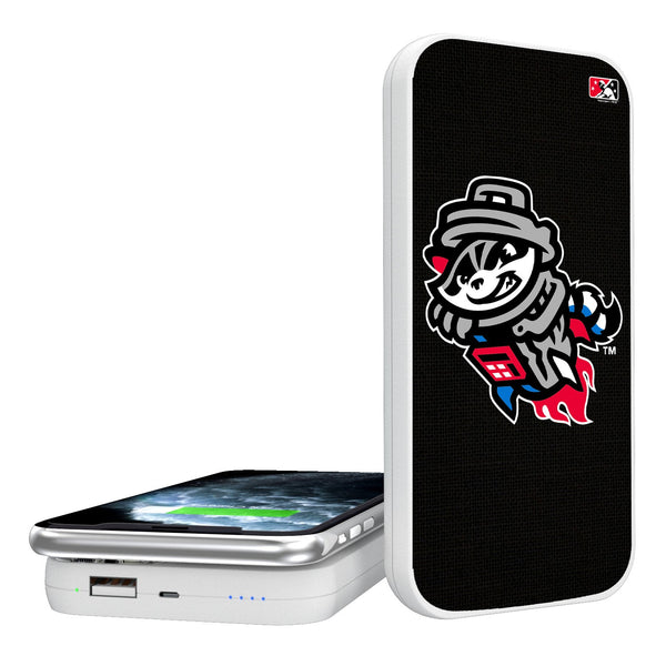 Rocket City Trash Pandas Solid 5000mAh Portable Wireless Charger