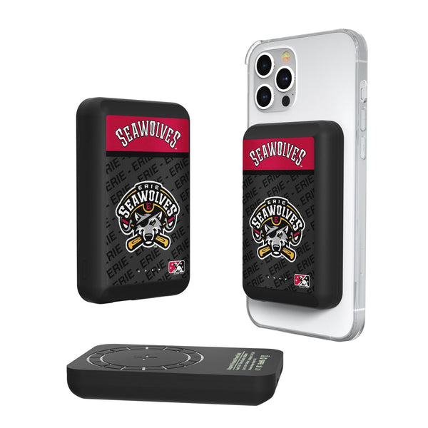 Erie SeaWolves Endzone Plus Wireless Mag Power Bank