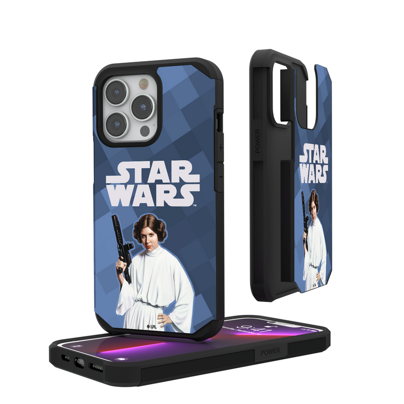 Star Wars Princess Leia Organa Color Block iPhone Rugged Phone Case