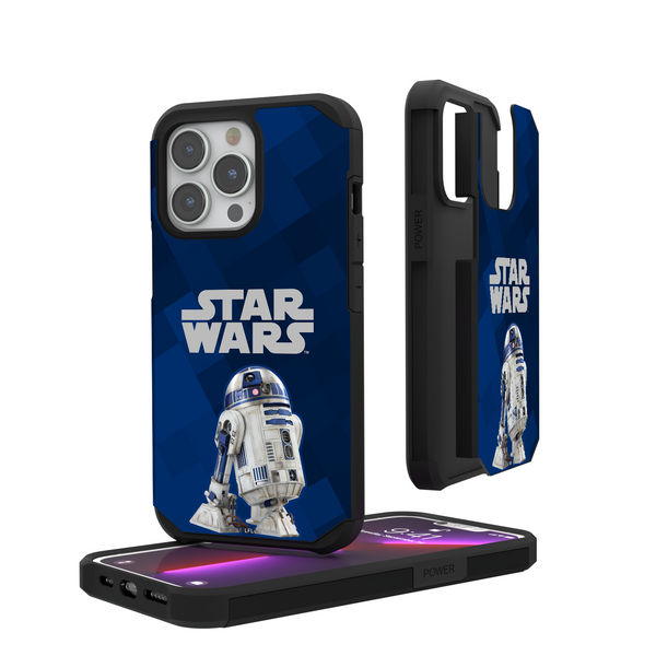 Star Wars R2D2 Color Block iPhone Rugged Phone Case