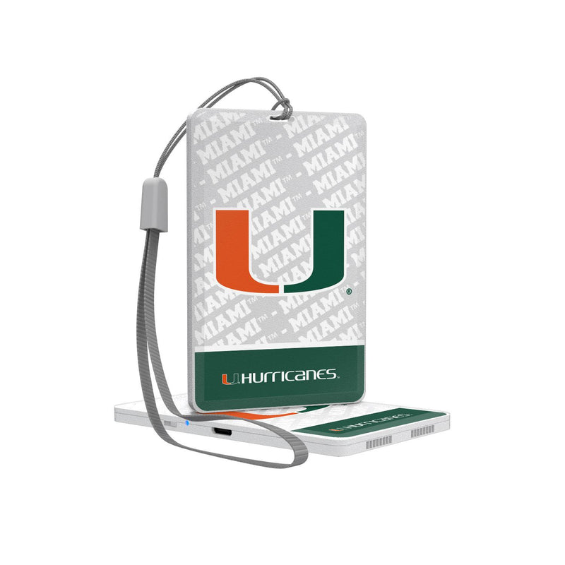 Miami Hurricanes Endzone Plus Bluetooth Pocket Speaker