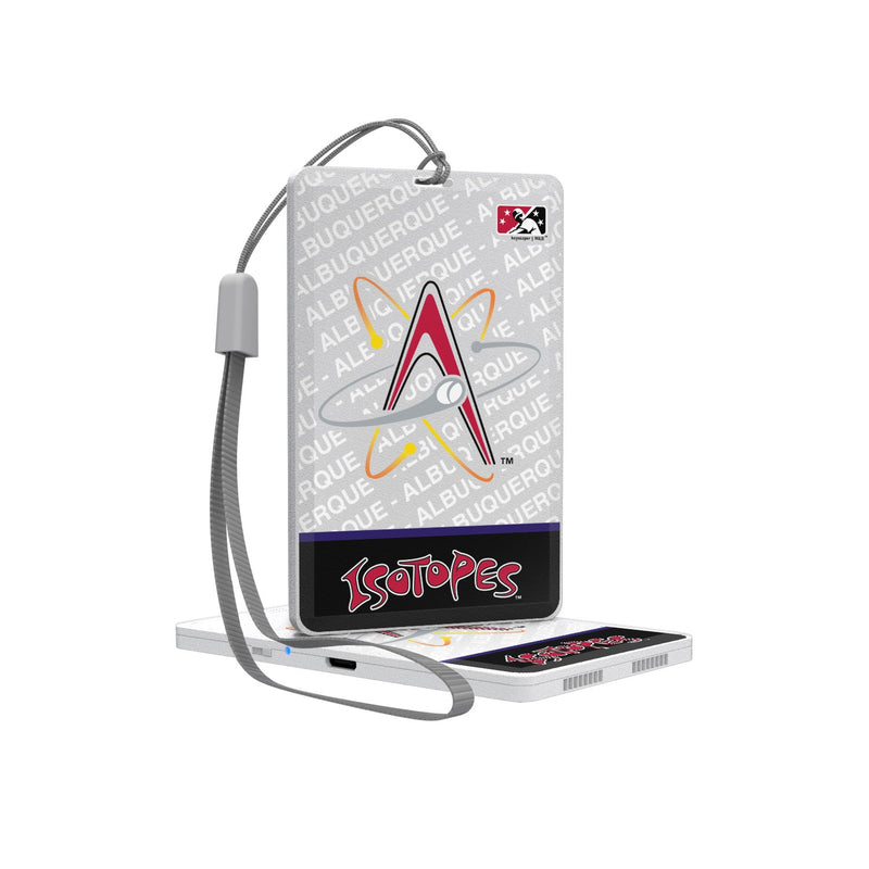 Albuquerque Isotopes Endzone Plus Bluetooth Pocket Speaker