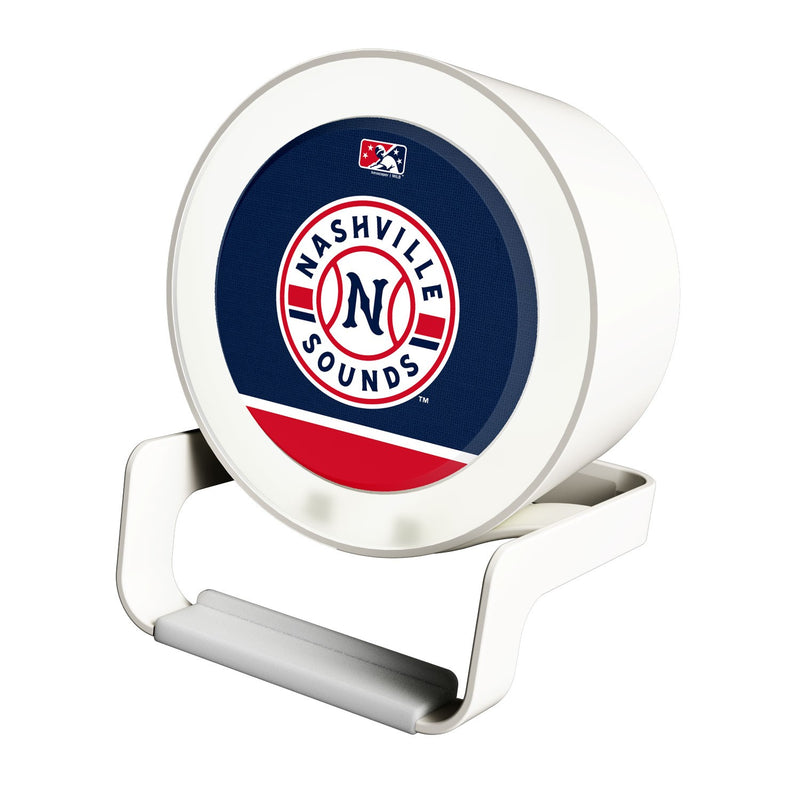 Nashville Sounds Solid Wordmark Night Light Charger and Bluetooth Speaker