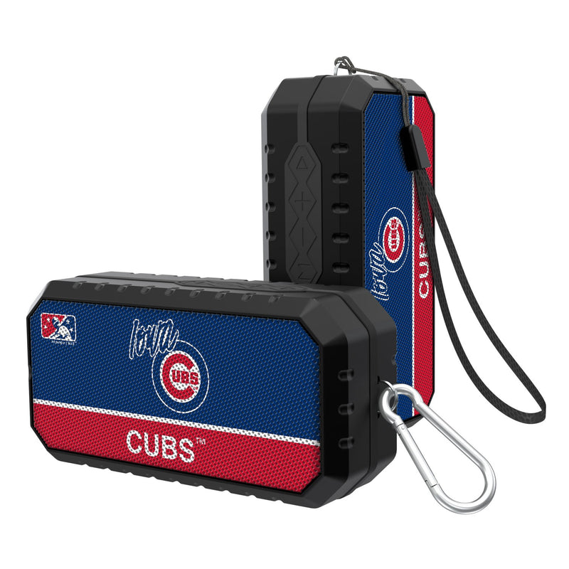 Iowa Cubs Solid Wordmark Bluetooth Speaker