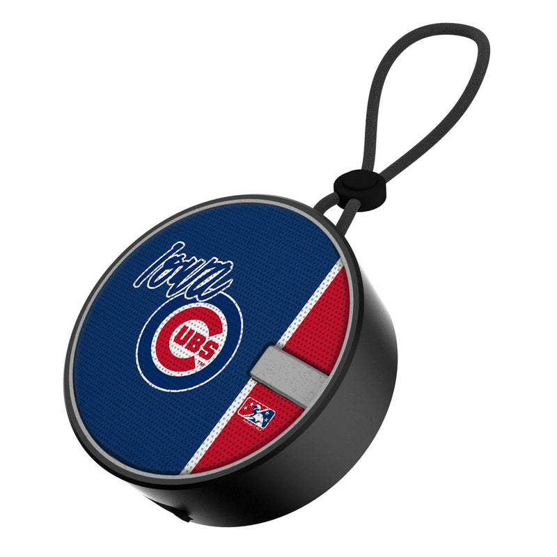 Iowa Cubs Solid Wordmark Waterproof Speaker