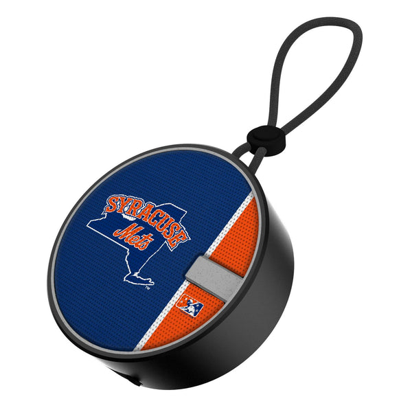 Syracuse Mets Solid Wordmark Waterproof Speaker