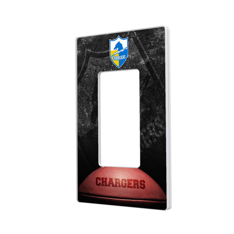 San Diego Chargers Legendary Hidden-Screw Light Switch Plate - Single Rocker