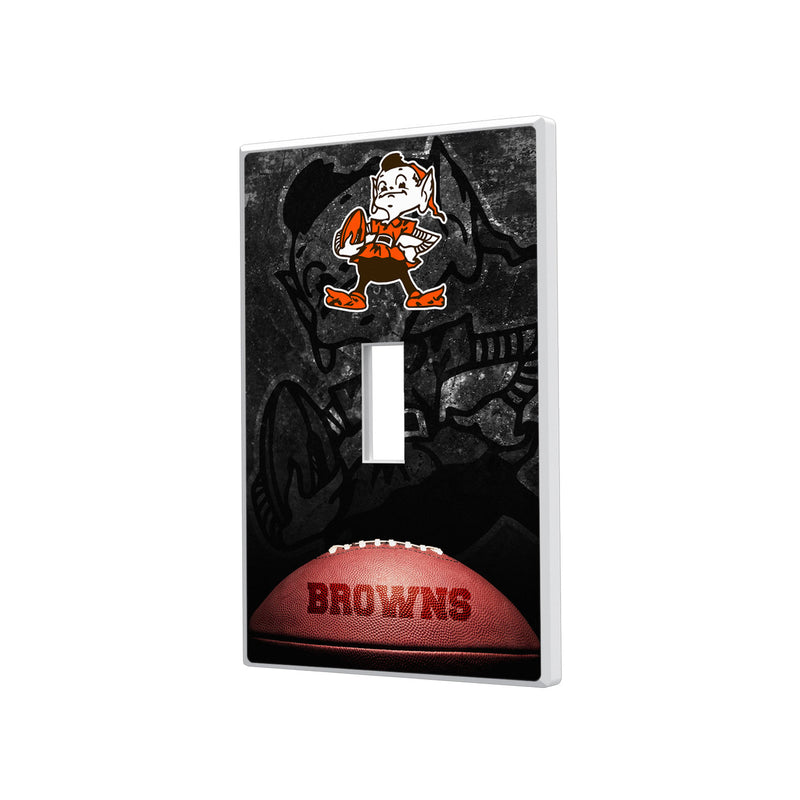 Cleveland Browns Legendary Hidden-Screw Light Switch Plate - Single Toggle