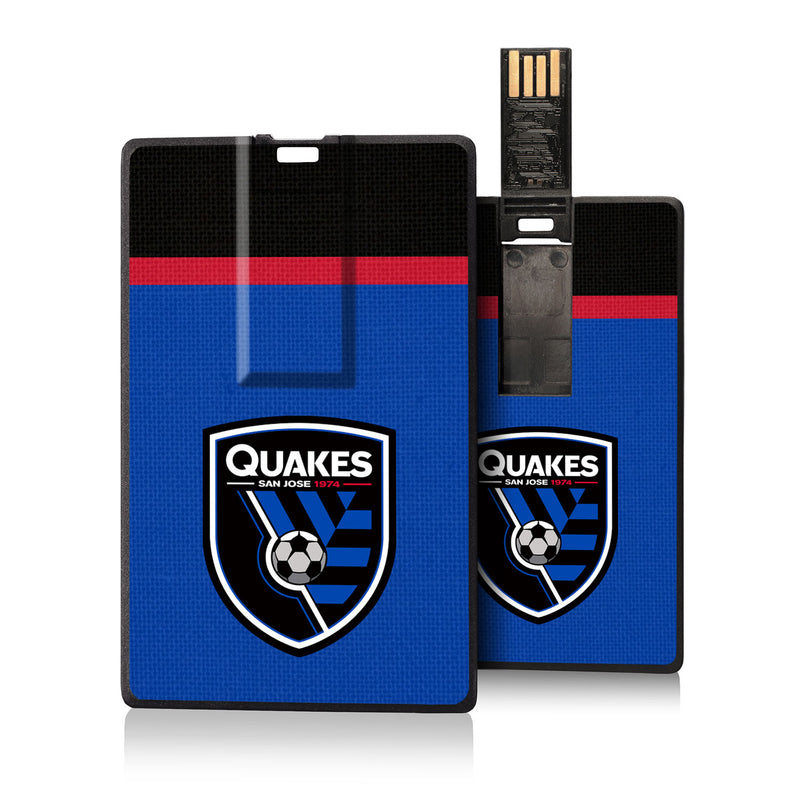 San Jose Earthquakes   Stripe Credit Card USB Drive 32GB