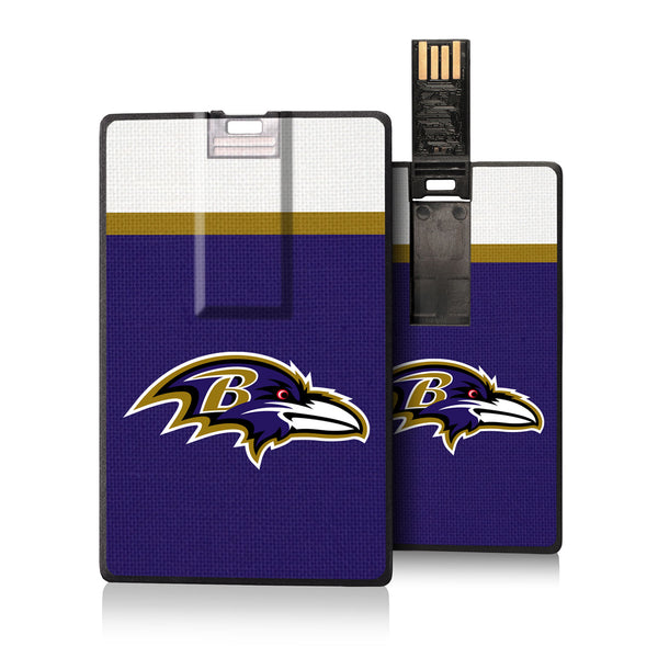 Baltimore Ravens Stripe Credit Card USB Drive 16GB