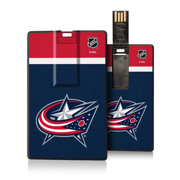 Columbus Blue Jackets Stripe Credit Card USB Drive 32GB