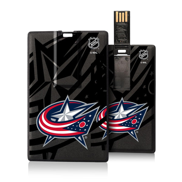 Columbus Blue Jackets Tilt Credit Card USB Drive 32GB