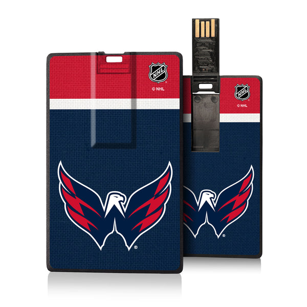 Washington Capitals Stripe Credit Card USB Drive 32GB