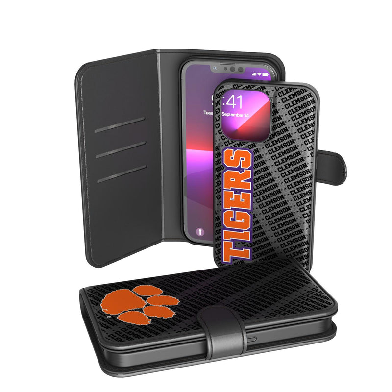 Clemson Tigers Tilt iPhone Wallet Case