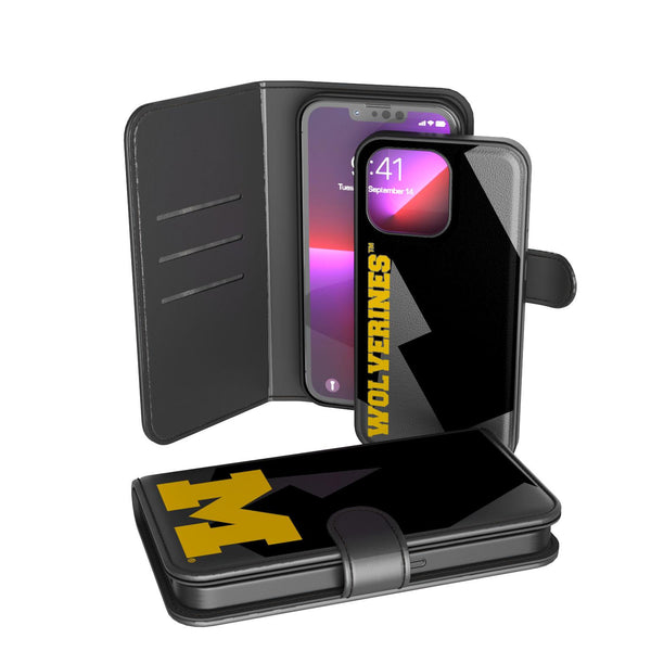 Michigan Wolverines Tilt iPhone Wallet Case