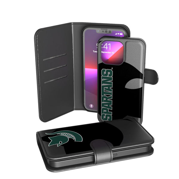 Michigan State Spartans Tilt iPhone Wallet Case