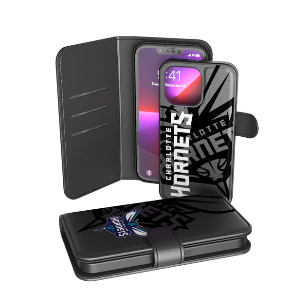 Charlotte Hornets Tilt iPhone Wallet Case