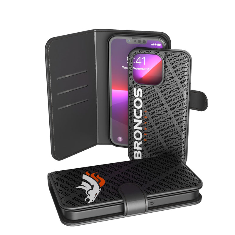 Denver Broncos Tilt iPhone Wallet Case