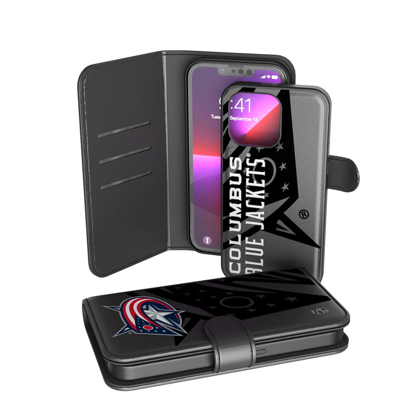 Columbus Blue Jackets Tilt iPhone Wallet Case