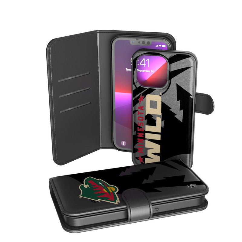 Minnesota Wild Tilt iPhone Wallet Case