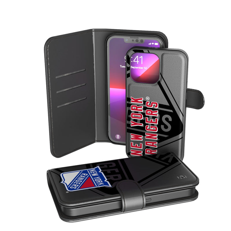 New York Rangers Tilt iPhone Wallet Case