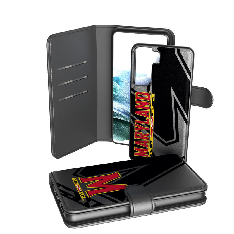 Maryland Terrapins Tilt Galaxy Wallet Case