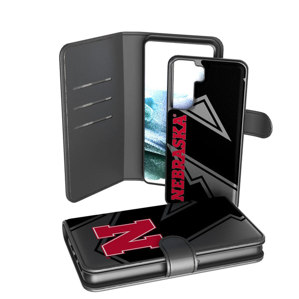 Nebraska Huskers N Tilt Galaxy Wallet Case