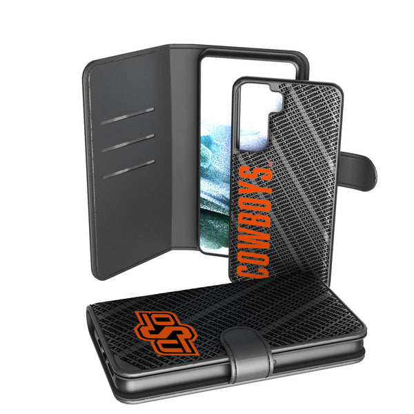 Oklahoma State Cowboys Tilt Galaxy Wallet Case