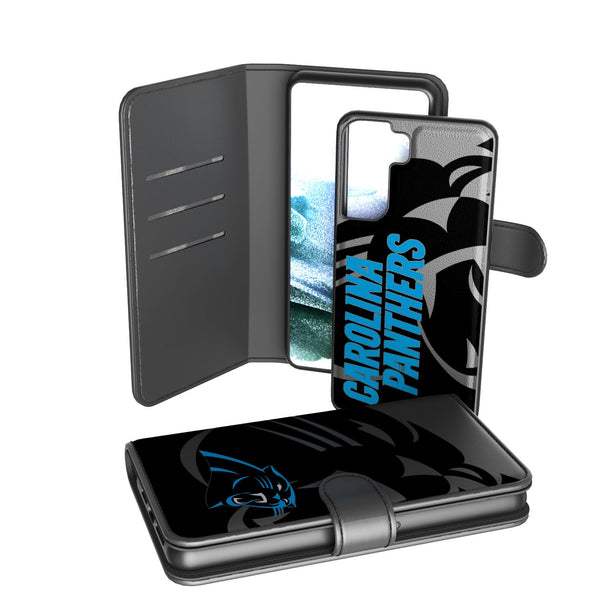 Carolina Panthers Tilt Galaxy Wallet Case