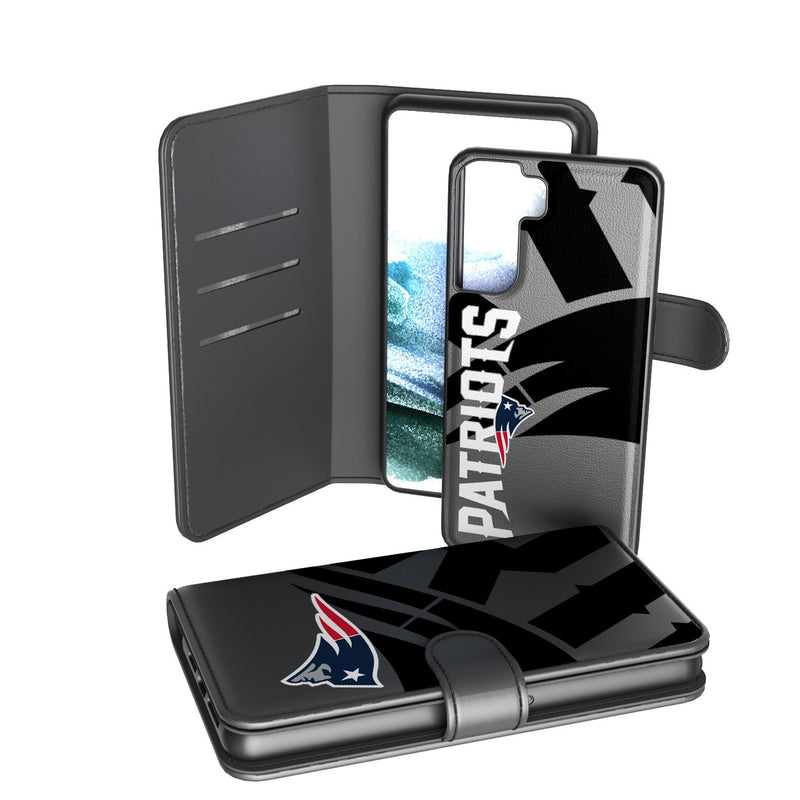 New England Patriots Tilt Galaxy Wallet Case