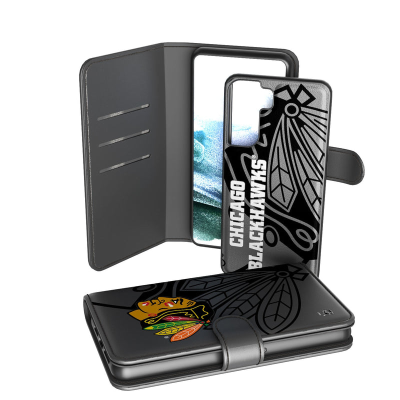 Chicago Blackhawks Tilt Galaxy Wallet Case