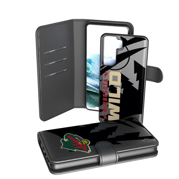 Minnesota Wild Tilt Galaxy Wallet Case