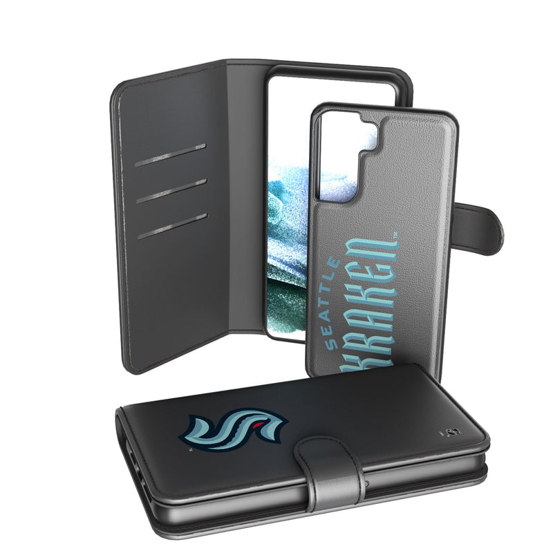 Seattle Kraken Tilt Galaxy Wallet Case