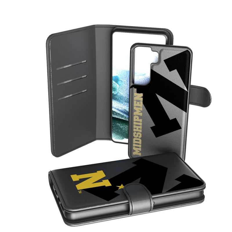 Naval Academy Midshipmen Tilt Galaxy Wallet Case